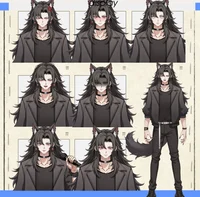 Live2D модель Cool Wolf-eared Male для VTube Studio