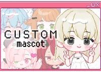 Кастомизируемая пиксельная чиби-модель CUSTOM Mascot
