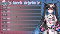 Набор оверлеев для стрима Cyberpunk Maid