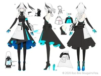 Evaliese — оригинальный 3D-аватар хранительницы могил для VRChat