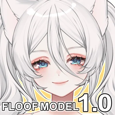 Live2D-модель FLOOF (полный рост)