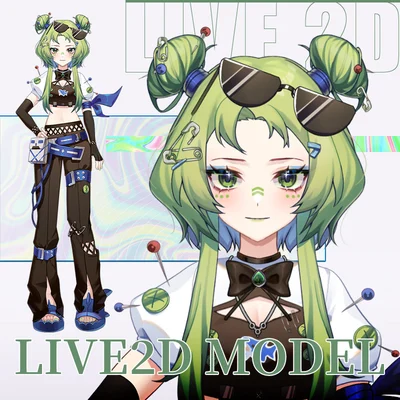 Live2D-модель Greenlyn Thread (полный рост)