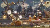 Анимированный фон и предметы для стримов HalloweenNight