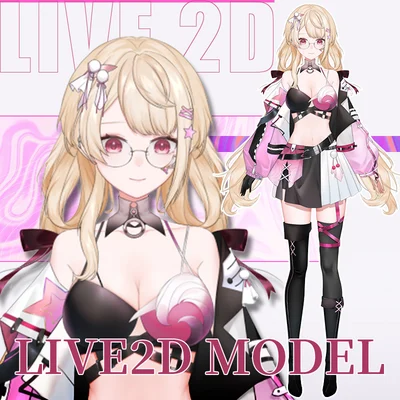 Live2D-модель Debut Idol (полный рост)