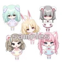 Кастомизируемая чиби-модель девочки Custom Chibi Vtuber