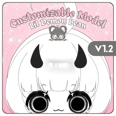 Кастомизируемая Live2D модель Lil Demon Bean