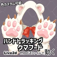 Капюшон медведя с лапками и трекингом рук Bear Hoodie