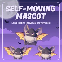 Live2D-маскот летучая мышь Cute Bat Mascot