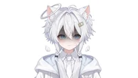 Live2D-модель котика-ангела Angel Shota