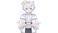 Live2D-модель котика-ангела Angel Shota