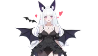 Live2D-модель Black & White Succubus