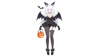 Live2D-модель Black & White Succubus