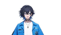 Live2D-модель Black-haired boy