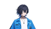 Live2D-модель Black-haired boy