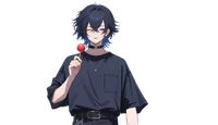 Live2D-модель Black-haired boy