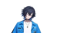 Live2D-модель Black-haired boy