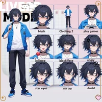 Live2D-модель Black-haired boy