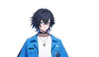 Live2D-модель Black-haired boy