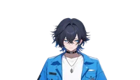 Live2D-модель Black-haired boy