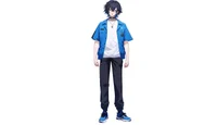 Live2D-модель Black-haired boy