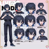 Live2D-модель Black-haired boy
