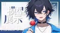 Live2D-модель Black-haired boy