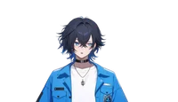 Live2D-модель Black-haired boy