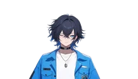 Live2D-модель Black-haired boy