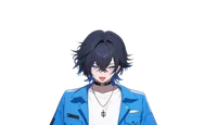 Live2D-модель Black-haired boy
