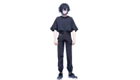 Live2D-модель Black-haired boy