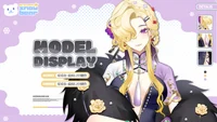 Live2D-модель Blonde Onee-san в ципао