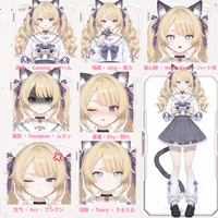 Live2D модель кошкодевочки Blonde Twin-Tail Cat Girl
