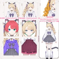 Live2D модель кошкодевочки Blonde Twin-Tail Cat Girl