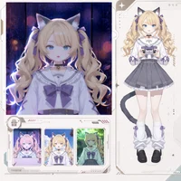 Live2D модель кошкодевочки Blonde Twin-Tail Cat Girl