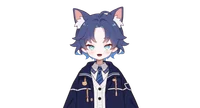 Live2D-модель мальчика-котика Blue cat boy