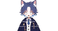 Live2D-модель мальчика-котика Blue cat boy