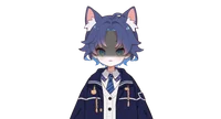Live2D-модель мальчика-котика Blue cat boy