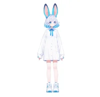 Live2D-модель Blue Moon Rabbit Girl
