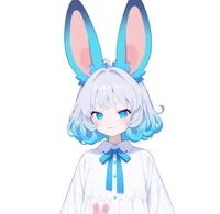 Live2D-модель Blue Moon Rabbit Girl