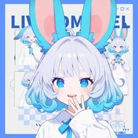 Live2D-модель Blue Moon Rabbit Girl