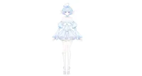 Готовая Live2D модель Blue Swan