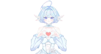 Готовая Live2D модель Blue Swan