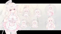 Live2D-модель собаки-горничной Dog Girl
