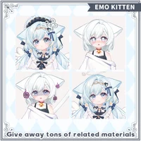 Live2D модель Emo Kitten