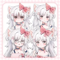 Live2D модель Fox Idol