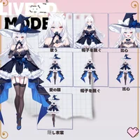Live2D модель серебровласой ведьмы Frost Rose