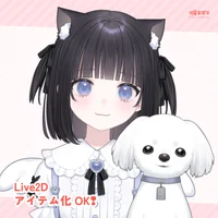 Live2D-модель мальтийской болонки Kinari
