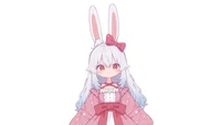 Готовая Live2D модель девочки-кролика Light-colored Rabbit