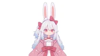 Готовая Live2D модель девочки-кролика Light-colored Rabbit