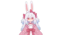 Готовая Live2D модель девочки-кролика Light-colored Rabbit